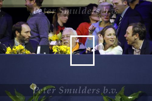 Amsterdam 25 januari 2019
Jumpin Amsterdam met de koninklijke gasten  Prinses Margarita haar man Tjalling ten Cate en hun dochters Julia en Paola.