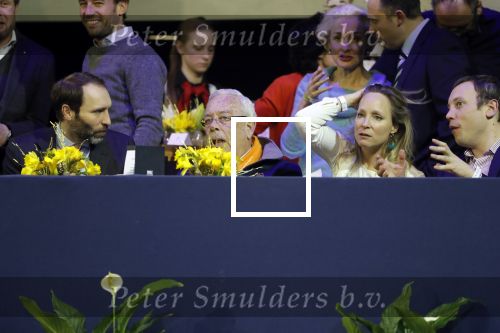 Amsterdam 25 januari 2019
Jumpin Amsterdam met de koninklijke gasten  Prinses Margarita haar man Tjalling ten Cate en hun dochters Julia en Paola.