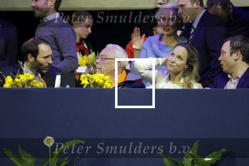 Amsterdam 25 januari 2019
Jumpin Amsterdam met de koninklijke gasten  Prinses Margarita haar man Tjalling ten Cate en hun dochters Julia en Paola.