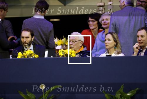 Amsterdam 25 januari 2019
Jumpin Amsterdam met de koninklijke gasten  Prinses Margarita haar man Tjalling ten Cate en hun dochters Julia en Paola.