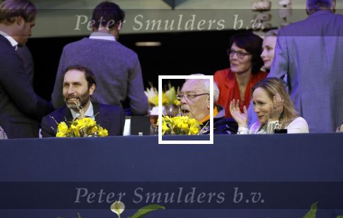 Amsterdam 25 januari 2019
Jumpin Amsterdam met de koninklijke gasten  Prinses Margarita haar man Tjalling ten Cate en hun dochters Julia en Paola.