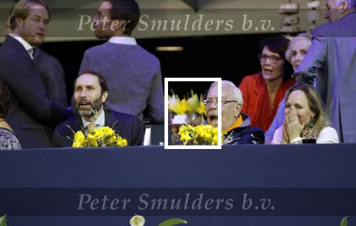 Amsterdam 25 januari 2019
Jumpin Amsterdam met de koninklijke gasten  Prinses Margarita haar man Tjalling ten Cate en hun dochters Julia en Paola.
