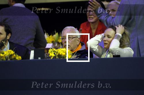 Amsterdam 25 januari 2019
Jumpin Amsterdam met de koninklijke gasten  Prinses Margarita haar man Tjalling ten Cate en hun dochters Julia en Paola.