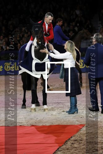 Amsterdam 25 januari 2019
Jumpin Amsterdam met de koninklijke gasten  Prinses Margarita haar man Tjalling ten Cate en hun dochters Julia en Paola.
