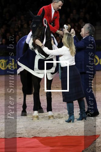 Amsterdam 25 januari 2019
Jumpin Amsterdam met de koninklijke gasten  Prinses Margarita haar man Tjalling ten Cate en hun dochters Julia en Paola.