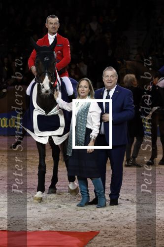 Amsterdam 25 januari 2019
Jumpin Amsterdam met de koninklijke gasten  Prinses Margarita haar man Tjalling ten Cate en hun dochters Julia en Paola.