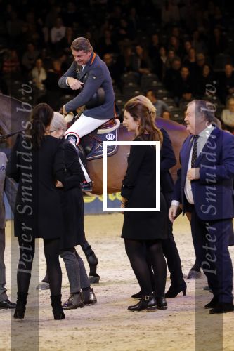 Amsterdam 25 januari 2019
Jumpin Amsterdam met de koninklijke gasten  Prinses Margarita haar man Tjalling ten Cate en hun dochters Julia en Paola.