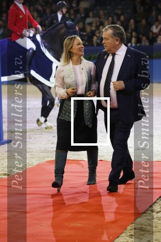 Amsterdam 25 januari 2019
Jumpin Amsterdam met de koninklijke gasten  Prinses Margarita haar man Tjalling ten Cate en hun dochters Julia en Paola.