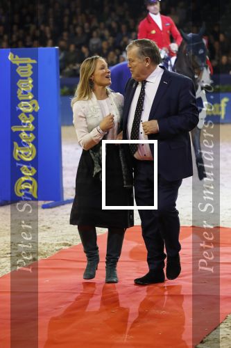 Amsterdam 25 januari 2019
Jumpin Amsterdam met de koninklijke gasten  Prinses Margarita haar man Tjalling ten Cate en hun dochters Julia en Paola.