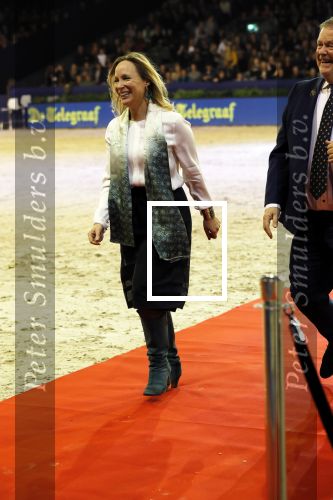 Amsterdam 25 januari 2019
Jumpin Amsterdam met de koninklijke gasten  Prinses Margarita haar man Tjalling ten Cate en hun dochters Julia en Paola.