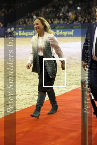 Amsterdam 25 januari 2019
Jumpin Amsterdam met de koninklijke gasten  Prinses Margarita haar man Tjalling ten Cate en hun dochters Julia en Paola.