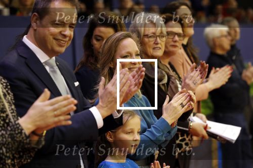 Amsterdam 27 januari 2019
Jumpin Amsterdam met de koninklijke gasten Koning Willem Alexander Prinses Amalia Prinses Irene Prinses Margarita haar man Tjalling ten Cate en hun dochters Julia en Paola.
