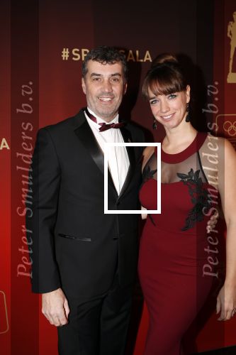 Amsterdam 19 december 2018
Sportman van het jaar verkiezing in afas live. Ron Berteling met zijn vrouw