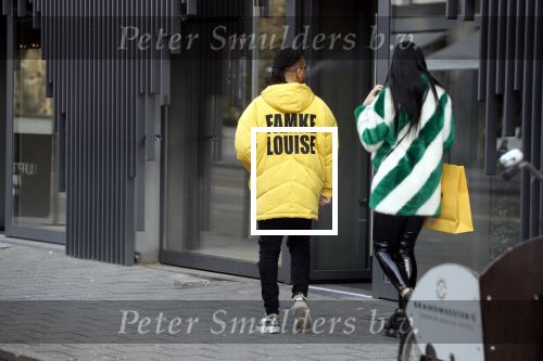 Amsterdam 29 januari 2019
Ronnie Flex en zijn vriendin Famke Louise op de pc hooftstraat.