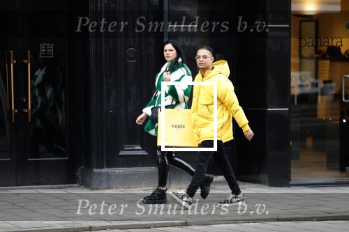 Amsterdam 29 januari 2019
Ronnie Flex en zijn vriendin Famke Louise op de pc hooftstraat.