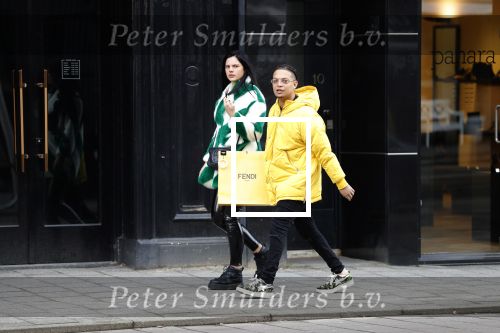 Amsterdam 29 januari 2019
Ronnie Flex en zijn vriendin Famke Louise op de pc hooftstraat.