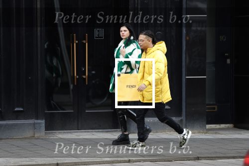 Amsterdam 29 januari 2019
Ronnie Flex en zijn vriendin Famke Louise op de pc hooftstraat.