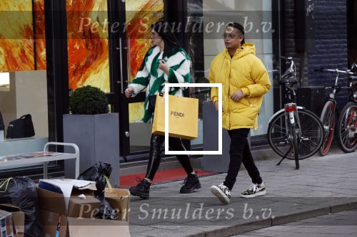 Amsterdam 29 januari 2019
Ronnie Flex en zijn vriendin Famke Louise op de pc hooftstraat.