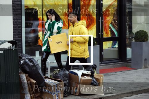 Amsterdam 29 januari 2019
Ronnie Flex en zijn vriendin Famke Louise op de pc hooftstraat.