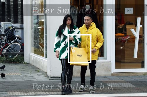 Amsterdam 29 januari 2019
Ronnie Flex en zijn vriendin Famke Louise op de pc hooftstraat.
