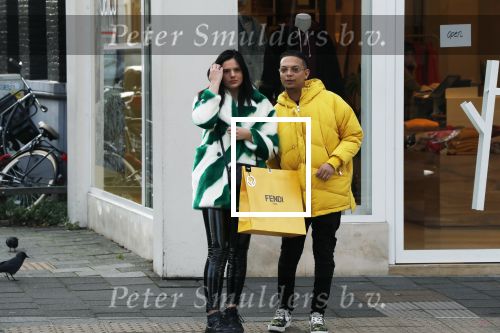 Amsterdam 29 januari 2019
Ronnie Flex en zijn vriendin Famke Louise op de pc hooftstraat.