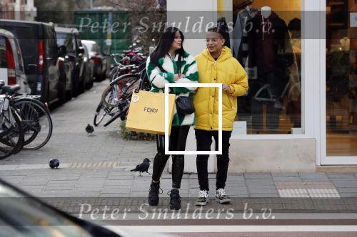 Amsterdam 29 januari 2019
Ronnie Flex en zijn vriendin Famke Louise op de pc hooftstraat.