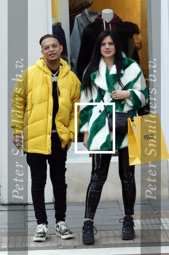 Amsterdam 29 januari 2019
Ronnie Flex en zijn vriendin Famke Louise op de pc hooftstraat.