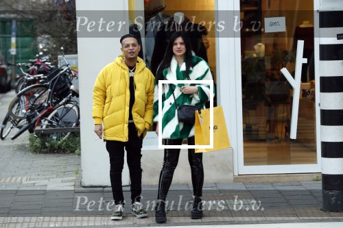 Amsterdam 29 januari 2019
Ronnie Flex en zijn vriendin Famke Louise op de pc hooftstraat.