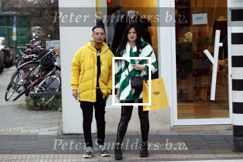 Amsterdam 29 januari 2019
Ronnie Flex en zijn vriendin Famke Louise op de pc hooftstraat.