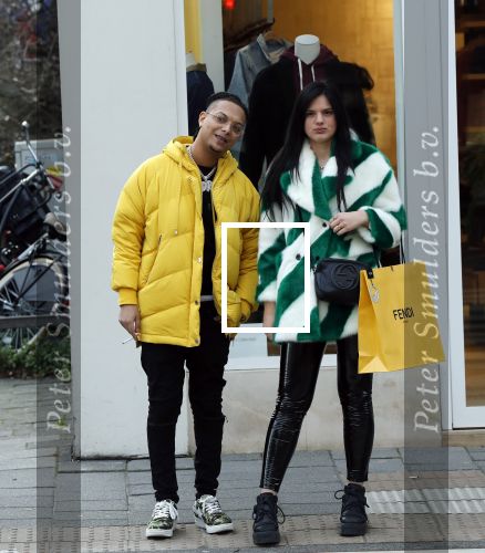 Amsterdam 29 januari 2019
Ronnie Flex en zijn vriendin Famke Louise op de pc hooftstraat.