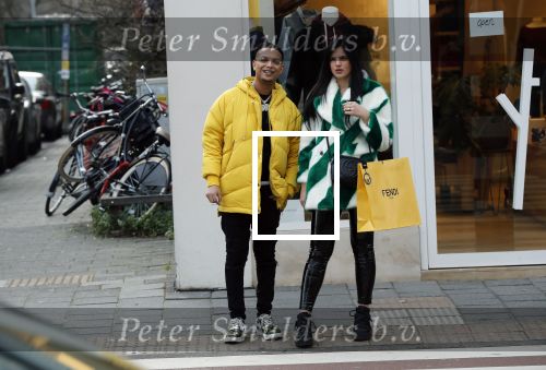 Amsterdam 29 januari 2019
Ronnie Flex en zijn vriendin Famke Louise op de pc hooftstraat.