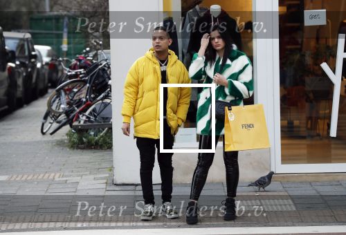 Amsterdam 29 januari 2019
Ronnie Flex en zijn vriendin Famke Louise op de pc hooftstraat.