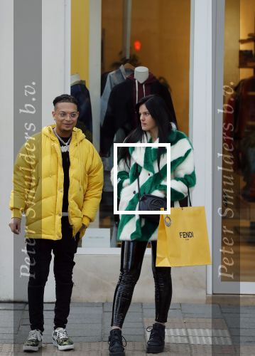 Amsterdam 29 januari 2019
Ronnie Flex en zijn vriendin Famke Louise op de pc hooftstraat.