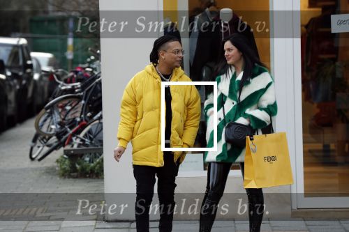 Amsterdam 29 januari 2019
Ronnie Flex en zijn vriendin Famke Louise op de pc hooftstraat.