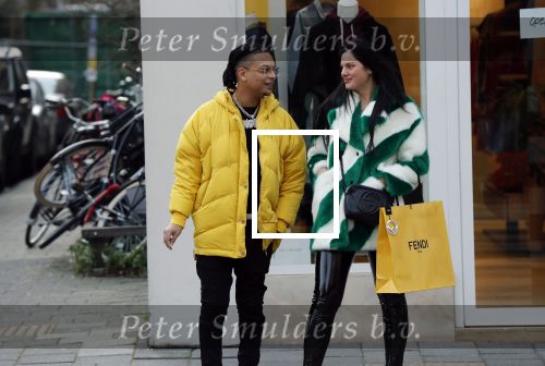 Amsterdam 29 januari 2019
Ronnie Flex en zijn vriendin Famke Louise op de pc hooftstraat.