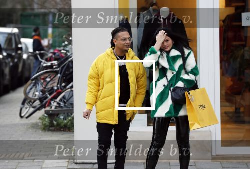 Amsterdam 29 januari 2019
Ronnie Flex en zijn vriendin Famke Louise op de pc hooftstraat.
