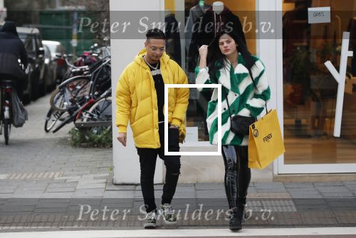 Amsterdam 29 januari 2019
Ronnie Flex en zijn vriendin Famke Louise op de pc hooftstraat.