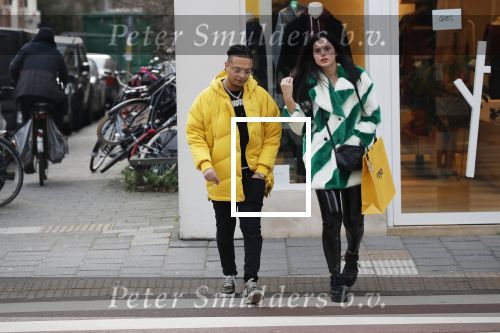 Amsterdam 29 januari 2019
Ronnie Flex en zijn vriendin Famke Louise op de pc hooftstraat.