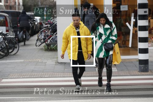 Amsterdam 29 januari 2019
Ronnie Flex en zijn vriendin Famke Louise op de pc hooftstraat.