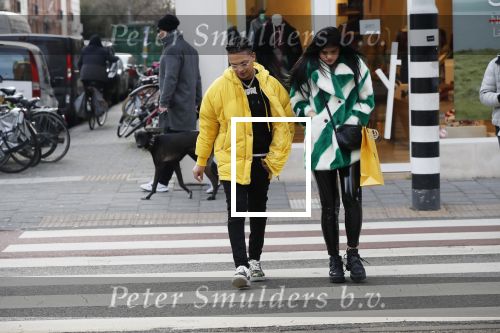Amsterdam 29 januari 2019
Ronnie Flex en zijn vriendin Famke Louise op de pc hooftstraat.