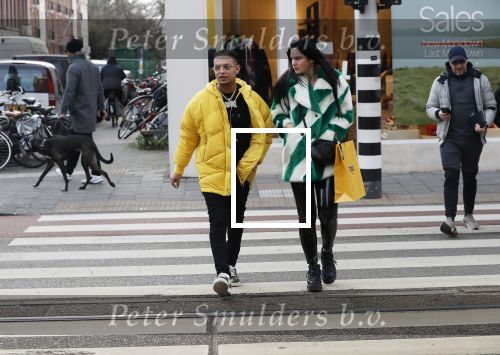 Amsterdam 29 januari 2019
Ronnie Flex en zijn vriendin Famke Louise op de pc hooftstraat.