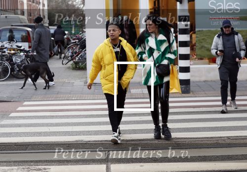 Amsterdam 29 januari 2019
Ronnie Flex en zijn vriendin Famke Louise op de pc hooftstraat.