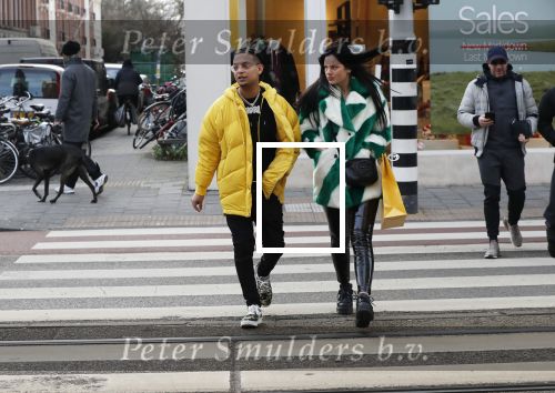 Amsterdam 29 januari 2019
Ronnie Flex en zijn vriendin Famke Louise op de pc hooftstraat.