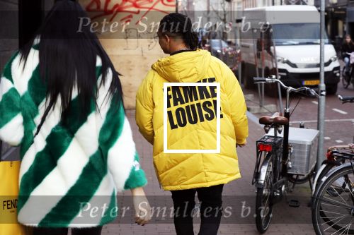 Amsterdam 29 januari 2019
Ronnie Flex en zijn vriendin Famke Louise op de pc hooftstraat.