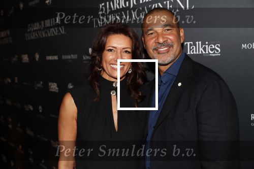 Amsterdam 24 januari 2019
25 jaar Talkies in het Okura Hotel. Ruud Gullit met zijn vriendin Karin de Rooij