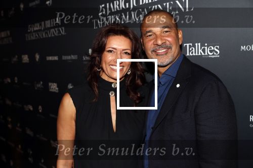 Amsterdam 24 januari 2019
25 jaar Talkies in het Okura Hotel. Ruud Gullit met zijn vriendin Karin de Rooij