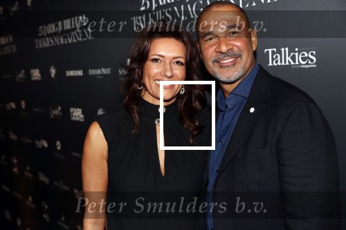 Amsterdam 24 januari 2019
25 jaar Talkies in het Okura Hotel. Ruud Gullit met zijn vriendin Karin de Rooij