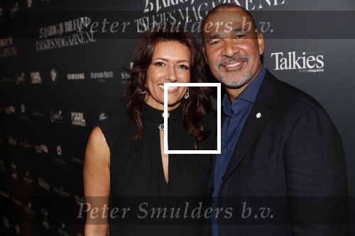 Amsterdam 24 januari 2019
25 jaar Talkies in het Okura Hotel. Ruud Gullit met zijn vriendin Karin de Rooij