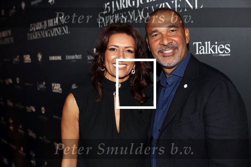 Amsterdam 24 januari 2019
25 jaar Talkies in het Okura Hotel. Ruud Gullit met zijn vriendin Karin de Rooij
