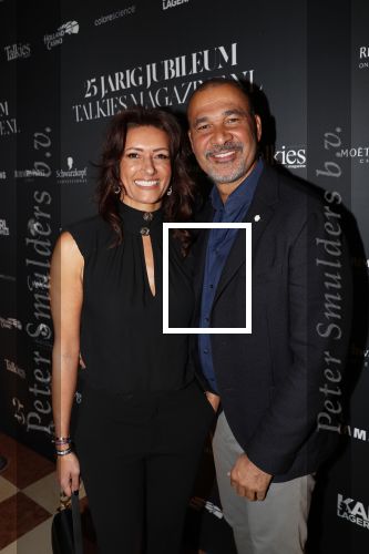 Amsterdam 24 januari 2019
25 jaar Talkies in het Okura Hotel. Ruud Gullit met zijn vriendin Karin de Rooij